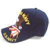 US Navy Retired Hat Blue w/ Eagle Flag Logo Adjustable Cap-Cyberteez