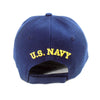 US Navy Retired Hat Blue w/ Eagle Flag Logo Adjustable Cap-Cyberteez