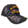 Korea Veteran Hat Black Adjustable Cap-Cyberteez