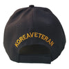 Korea Veteran Hat Black Adjustable Cap-Cyberteez