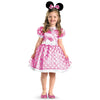 Minnie Mouse Costume Girls Pink Dress Classic Toddler Child Outfit-Cyberteez