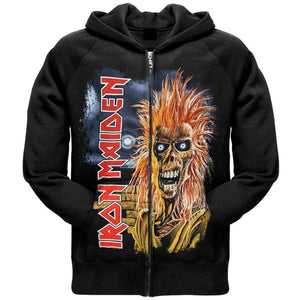Iron Maiden First Album Zip Hoody Sweatshirt-Cyberteez