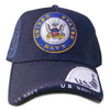 US Navy Hat w/ Seal Logo Blue Adjustable Cap-Cyberteez