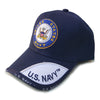 US Navy Hat w/ Seal Logo Blue Adjustable Cap-Cyberteez