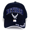 US Air Force Retired Hat Navy Blue w/ Wings Logo-Cyberteez