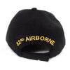 US Army Hat 82nd Airborne Division Black Adjustable Cap-Cyberteez