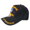 US Army Hat 11th Airborne Division Black Adjustable Cap-Cyberteez