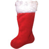 Santa Claus Christmas Stocking BIG 22" Inch Regal Plush Felt Boot-Cyberteez