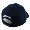 US Air Force Veteran Hat Navy Blue w/ Wings Logo-Cyberteez