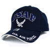 US Air Force Hat USAF Wings Logo Navy Blue-Cyberteez