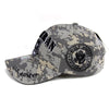 US Army Veteran Hat ACU Digital Camo Gray Border w/ Black Army Star Logo Seal Side-Cyberteez