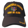 Dysfunctional Veteran Hat Military Black Adjustable Cap-Cyberteez