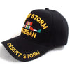 Desert Storm Veteran Hat Black Adjustable Cap-Cyberteez