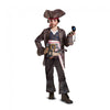 Pirates Of The Caribbean Captain Jack Sparrow Deluxe Boys Kids Child Costume-Cyberteez