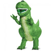 Rex The Dinosaur Inflatable Child Kids Toy Story Jumpsuit-Cyberteez