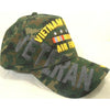US Air Force Vietnam Veteran Hat Green Camo Adjustable Cap-Cyberteez