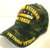 US Air Force Vietnam Veteran Hat Green Camo Adjustable Cap-Cyberteez