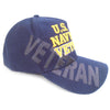 US Navy Veteran Hat Blue w/ Flag Eagle Logo-Cyberteez