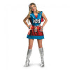 Duffwoman Costume Dress Women's Simpsons Deluxe Beer Can Holder Outfit-Cyberteez