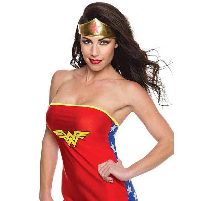 Wonder Woman Tiara Crown Logo Superhero Costume Accessory - Cyberteez