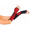 Harley Quinn Gloves Gauntlets Women's Superhero Costume Accessory-Cyberteez