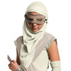 Star Wars Rey Eye Mask With Hood Set CHILD GIRLS SIZE Force Awakens Costume-Cyberteez