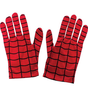 Spider Man Adult Size Costume Gloves Marvel Spidey Peter Parker-Cyberteez