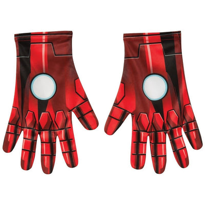 Iron Man Adult Size Costume Gloves Marvel Avengers Tony Stark