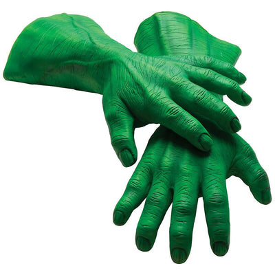 Hulk Hands Gloves Adult Latex Costume Accessory