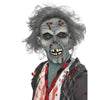 Decaying Zombie Mask w/ Hair Men's Costume Accessory-Cyberteez