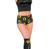 Batgirl Batman Logos Adult Size Women's Costume Boy Shorts-Cyberteez