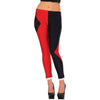 Harley Quinn 2 Tone Women's Diamond Jester Leggings Stockings-Cyberteez