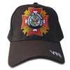 Veterans Of Foreign Wars Hat VFW Black Adjustable Cap-Cyberteez