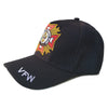 Veterans Of Foreign Wars Hat VFW Black Adjustable Cap-Cyberteez