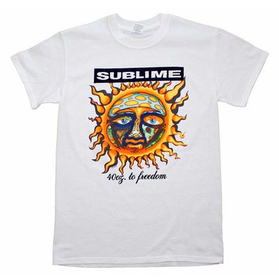 Sublime 40 Oz To Freedom White T-Shirt