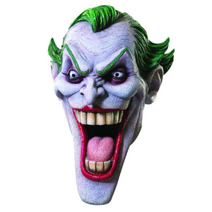 Joker Deluxe Latex Overhead Costume Mask Adult Size Batman DC Comics-Cyberteez