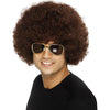 70's Funky Brown Men's Afro Costume Wig-Cyberteez
