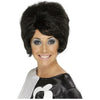 60's Beehive Bouffant Women's Black Wig Costume Accessory-Cyberteez