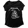Metallica Snake Black Album Women's T-Shirt-Cyberteez