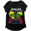Metallica Double Skulls Live In Concert '92 Women's T-Shirt-Cyberteez