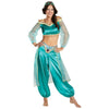 Jasmine Costume Aladdin Princess Women's Fab Prestige Dress-Cyberteez