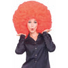 Super Big Huge Women's Afro 70's Disco Clown Costume Wig (Red)-Cyberteez