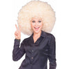 Super Big Huge Women's Afro 70's Disco Clown Costume Wig (Blonde)-Cyberteez