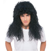 Heavy Metal Rocker Dude Men's Long Hair Adult Size Costume Wig-Cyberteez