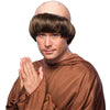 Monk Priest Monastery Men's Religious Theme Costume Wig w/ Hair-Cyberteez