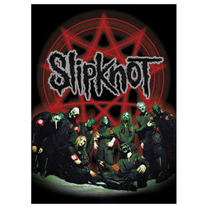 SLIPKNOT Pentagram Tapestry Cloth Poster Flag Wall Banner 30" x 40"-Cyberteez