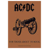 AC/DC For Those About To Rock Tapestry Cloth Poster Flag Wall Banner 30 x 40-Cyberteez