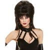 Elvira Mistress Of The Dark Women's Sexy Vampiress Adult Size Costume Wig-Cyberteez
