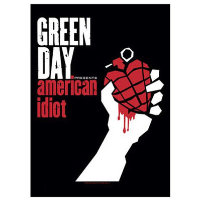 Green Day American Idiot Tapestry Cloth Poster Flag Wall Banner 30" x 40"