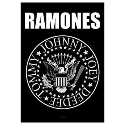 RAMONES Presidential Seal Logo Tapestry Cloth Poster Flag Wall Banner 30" x 40"